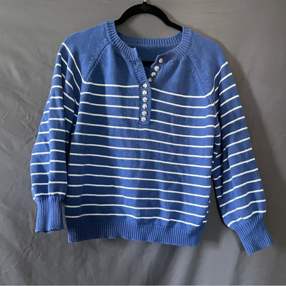 Broken-in, cozy nautical sweater